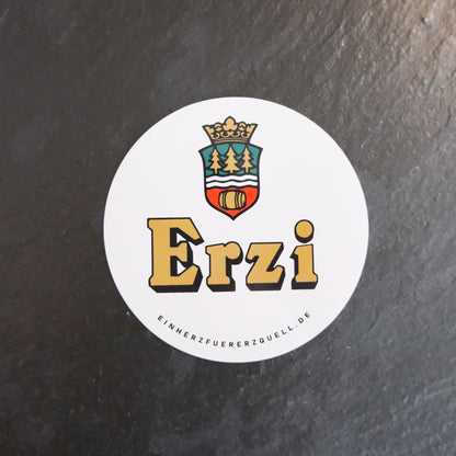 "Erzi" in Rund Stickerpack