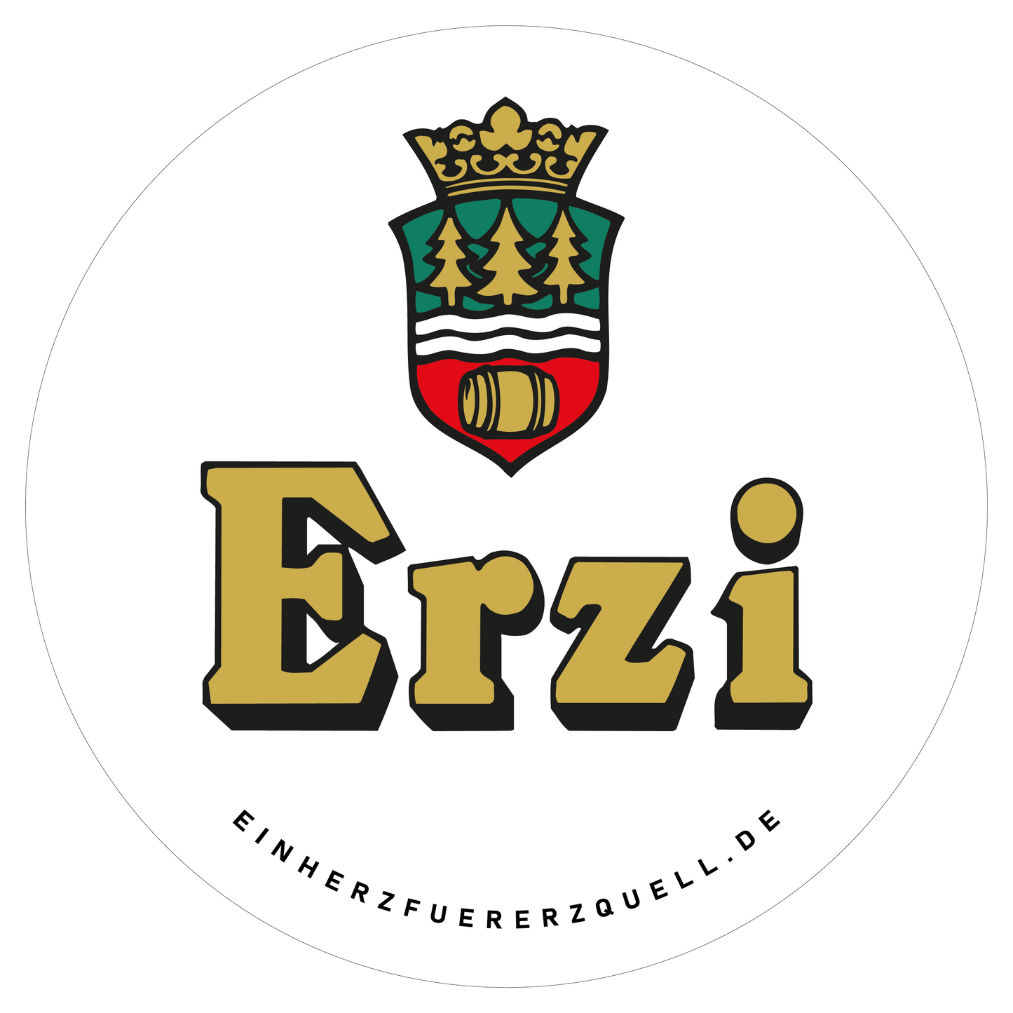 "Erzi" in Rund Stickerpack